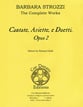 Cantate, Ariette, e Duetti, Op. 2 Study Scores sheet music cover